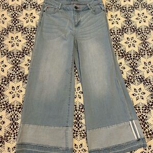 Light Blue Wide Leg Jeans